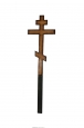 Крест дубовый средний 120х40х2500 с затемнением