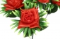 А297/3 Букет розы остролистой с юбкой  7г., 55см, уп.20 - 41B (Р)