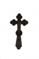 Крест погребальный в руку пластик h=14см, уп.20
