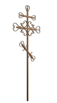 Крест ажурный средний покраска антик