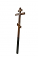 Крест дубовый малый 90х40х2200 с затемнением