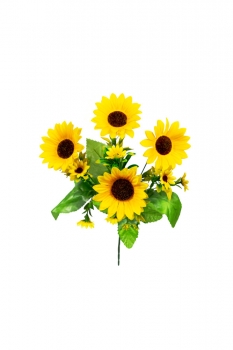 А209/6 Букет подсолнухов 7вет., 35см, уп.40 - 44Е