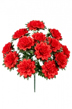 А257/4 Букет георгинов с папоротником 13г., 50см, уп.20 - 22А
