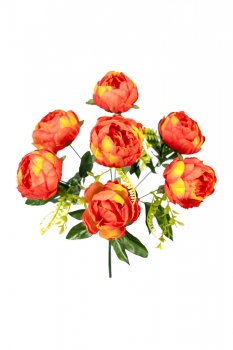 А313/9 Букет пионов круглых 7г., 50см, уп.10 - 42Ж