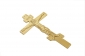 Крест Инци пластмассовый крашеный /золото/ 305х185 мм, кор.200
