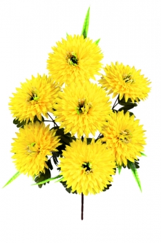 А264/9 Букет игольчатых астр с папоротником 7г., 60см, уп.20 - 42Б