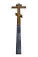 Крест дубовый средний 120х40х2500 с затемнением