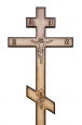 Крест сосновый Резной 90х40х220 с затемнением