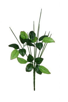 С310/3 Подбукетник Жанна с листьями розы 9 веток, 50 см, уп.1 (Р)